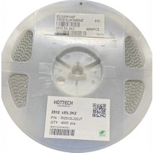 Mucize Hottech 2512 2k2 ±5% Smd Direnç / Çip Direnç (4000 Adet Makara Paket)