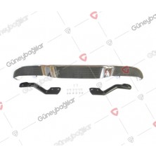 Maher Toyota Hilux 1998-2005 Arka Tampon Nikelaj Altı Oval Bağlantı Braketleriyle Set (Oem No: 52105-35210)