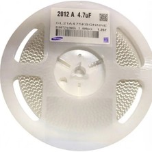 Mucize 2012 A 4.7uf Smd Kondansatör / Çip Kondansatör (2000 Adet Makara Paket)