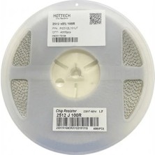 Mucize Hottech 2512 100R ±5% Smd Direnç / Çip Direnç (4000 Adet Makara Paket)