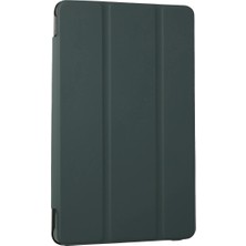 Lotus Store 1606 Samsung Galaxy X730 Tab S11 Kalemlikli Tablet Smart Kılıf - Koyu Yeşil