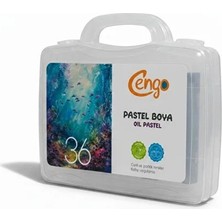 Cengo 36 Renk Çantalı Pastel Boya Seti – Canlı ve Parlak Renkler Kolay Uygulama