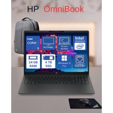 HP Omnibook DX9T1EA Core5 (315) 16" Wuxga IPS 24GB Ddr5 Ram 4tb SSD Windows 11 Pro + Office 2026 + Tekden Çanta