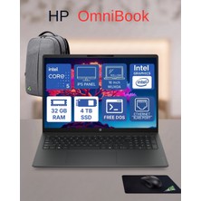HP Omnibook DX9T1EA Core5 (315) 16" Wuxga IPS 32GB Ddr5 Ram 4tb SSD Freedos + Tekden Çanta