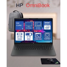 HP Omnibook DX9T1EA Core5 (315) 16" Wuxga IPS 24GB Ddr5 Ram 4tb SSD Freedos + Tekden Çanta