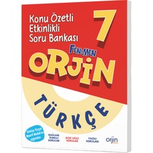 Orjin Yayınları Orjin 7.Sınıf Türkçe Konu Özetli Soru Bankası
