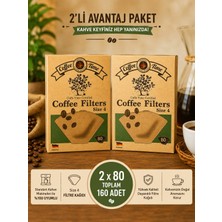 Coffee Time Kahve Filtre Kağıdı No:4 80'li ( 2'li Paket )