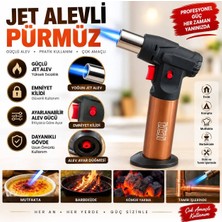 Orden Yaşam Profesyonel Pürmüz Çakmak – Ayarlanabilir Mavi Alev – Doldurulabilir