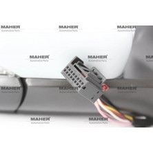Maher Volkswagen Golf 6 2008-2012 Dış Dikiz Aynası Elektrikli, Isıtmalı, Sinyalli, Astarlı Sağ (Oem NO:5K0857508AD9B9) (Adet)