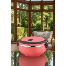 Tek Katlı Sızdırmaz Yemek Termosu 0,75 Lt Kırmızı
