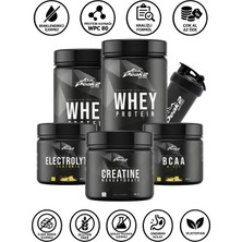 Peak 2 Performans Seti 3: 2 Adet Whey Protein (2X500G) + Kreatin Monohidrat (300G) + Bcaa 4:1:1 (300G) + Elektrolit (300G) + Shaker Maksimum Performans Seti