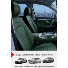 Istanbul Serisi Deri Oto Koltuk Kılıfı (Fiat Egea-Linea-Punto-Albea-Marea-Tipo-Uno Uyumlu)