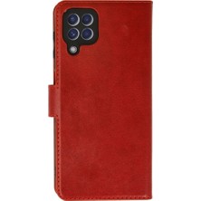 MiraLive Newface Samsung Galaxy A22 Kılıf Trend S Plus Kapaklı Kılıf - Kırmızı