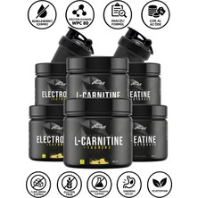 Peak 2 Yağ Yakım Paketi 3: 2 Adet Elektrolit (2X300G) + 2 Adet L-Karnitin (2X300G) + 2 Adet Kreatin Monohidrat (2X300G) + 2 Adet Shaker Ileri Seviye Performans ve Yağ Yakım Seti