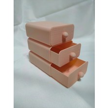Devletli 3D Mini Çekmece Organizer, 3 Çekmeceli Çok Amaçlı Düzenleyici, Takı Organizeri