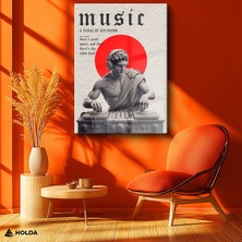 Holda Props Cam Tablo Heykel ve Müzik Soyut Tablo Duvar Dekorasyonu