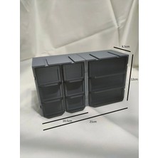 Devletli 3D Mini Çekmeceli Organizer Çok Amaçlı Düzenleyici