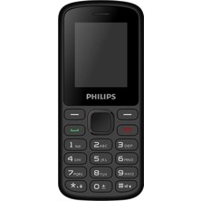 Philips E2101P Çift SIM Type-C 1.77" TFT Ekran FM Radyolu Tuşlu Cep Telefonu Siyah