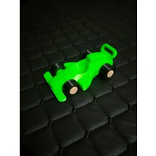 Devletli 3D 1-3 Yaş Oyuncak F1 Aracı 12,5cm Yeşil Yüksek Kaliteli