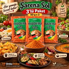 Omka Şarena Sol Baharatı  50 G x 3 Adet – Bulgaristan Usulü Geleneksel Baharat Karışımı, Yemek ve Salatalar Için