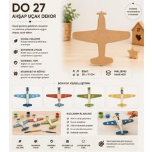 Eymen Hobi Tasarım Eymen Hobi Ahşap Uçak Dekor Do 27 – Boyanabilir Ham Mdf (20X17 Cm)