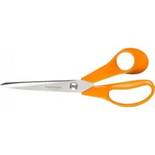 Pileli Store Fiskars 9863 M206 Kumaş Deri ve Karton Makası No: 9,5 Inç / 24 cm - Paslanmaz Çelik