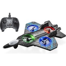 Ever Rc 2.4ghz Uzaktan Kumandalı Şarj Edilebilir Uçak - Drone- Yerçekimi Algılama Planör Uçak- Epp Köpük Hobi Uçak - Akrobasi Rc Uçakları - Iç Mekan Mini Rc Uçakları