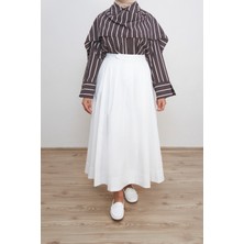 Beyruha Collection Pileli Gabardin Etek