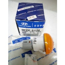 Maher Kia Rio 2000-2002 Çamurluk Sinyali Sarı Adet (Oem No: 0K33C-51-120)