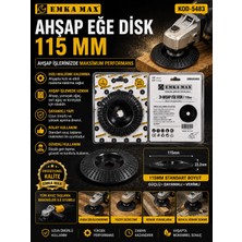 Emka Max Ahşap Eğe Disk 115 mm