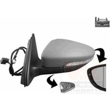 Spj Volkswagen Jetta 2010-2018 Elektrikli Otomatik Katlanır Ayna Astarlı Sinyalli Kör Noktalı Sol (Oem No: E-5501)