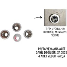BİMEX Plastik Boru ve Dişli Sökme Aparatı Yedek Parçası 4 Adet