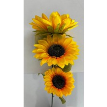 Erhan Flowers Yapay Ayçiçek 3 Kafalı 90CM (Saksısız)