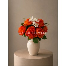 Erhan Flowers Turuncu Mineli Şakayık 45CM (Saksısız)