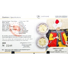 Yuonis Art Orhan Gazi Osmanlı Padişahları Serisi Orijinal Sertifikalı Hatıra Para (1 Tl - 2025)