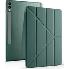 Sh Ticaret X610 Tab S9 Fe Plus 12.4 Kalemlikli Mars - Koyu Yeşil