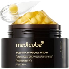 Medicube Deep Vita C Capsule Cream – C Vitamini Kapsüllü Leke Karşıtı ve Aydınlatıcı Yüz Kremi 55G