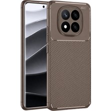 Umut Tekno Uryport Xiaomi Redmi Note 14 Pro 4g Kılıf Auto Focus Karbon Kapak - Gri