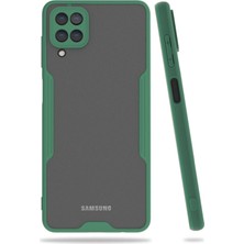 Umut Tekno Uryport Samsung Galaxy A22 Kılıf Platin Silikon - Yeşil