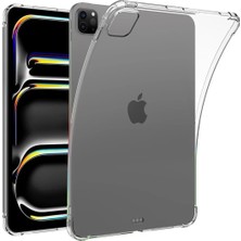 Umut Tekno Uryport Apple iPad Pro 11 (2024) Kılıf Anti Shock Tablet Silikon - Şeffaf