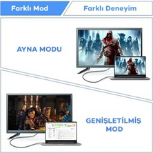 Pileli Store Ally Hdmı To Hdmı 8k 2.1uhd 90 Derece Mıknatıs Başlıklı Çevirici Otg Adaptör