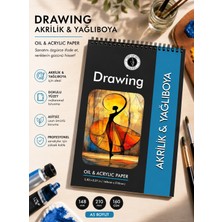 Dream Art Galery A5 Sketchpad Sketchbook Yağlıboya Akrilik Boya Çizim Defteri