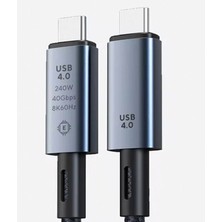Pileli Store Ally 40GBPS 240W Type-C 8k Görüntü ve Hızlı Data Şarj Kablosu