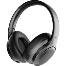 Lapas LP-HD002 Ayarlanabilir Anc Aktif Gürültü Önleyicili Kulak Üstü Bluetooth Kulaklık Siyah
