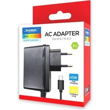 Byoztek N-Switch / Switch 2 Uyumlu 45W Type-C Ac Hızlı Şarj Adaptörü - Tr Fiş
