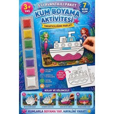 Minik Mucitler Hobi ve Oyuncak Kum Boyama Aktivite Seti- 7 Renkli Eğitici Çocuk Boyama Seti (Görsel Temsili Olup Ürünler Karışık Gönderilecektir. Cinsiyet Belirtiniz.)