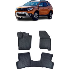 Wehhler Dacia Duster 4x2 2019 5d Araca Özel Havuzlu Gerçek Kauçuk Kokusuz Paspas