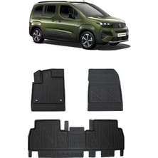 Wehhler Peugeot Rifter 2022 5d Araca Özel Havuzlu Gerçek Kauçuk Kokusuz Paspas