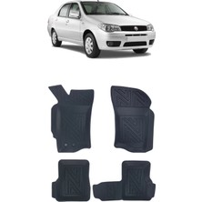 Wehhler Fiat Albea 2006 5d Araca Özel Havuzlu Gerçek Kauçuk Kokusuz Paspas