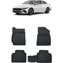 Wehhler Hyundai Elantra 2027 5d Araca Özel Havuzlu Gerçek Kauçuk Kokusuz Paspas